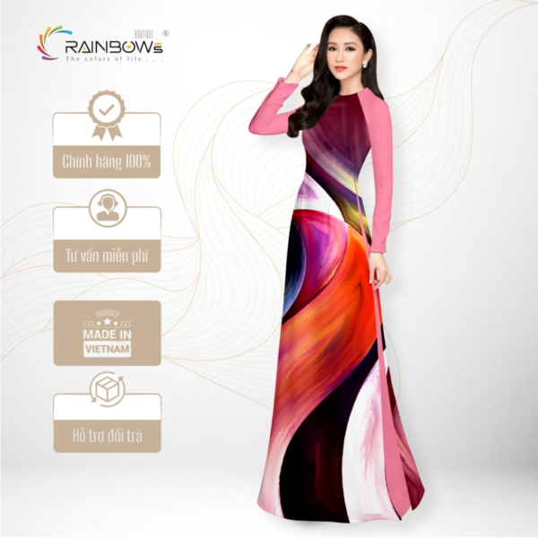 Vải Áo Dài Tặng Bà Tặng Mẹ Tặng Cô , Lụa Mã Não Bảo Anh Cao Cấp, Màu Sắc Sống Động - AD26-NNA34