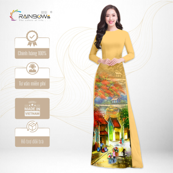 Vải Lụa Mã Não Bảo Anh Cao Cấp, Họa Tiết Thiết Kế Đẹp - AD48-NNA57 - Hình ảnh 4